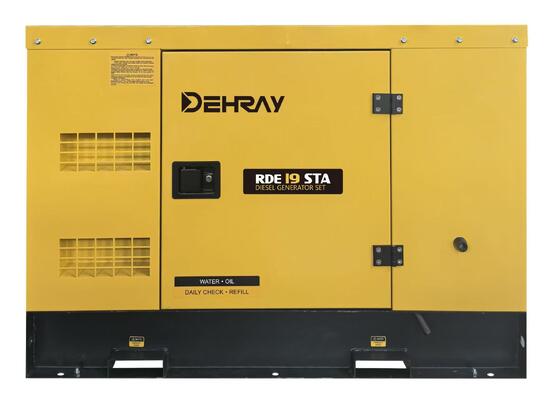 17 Kw Engine Rated Power Diesel Generator Set with 400/230 V Rated Voltage and 75 dB(A) Noise Level