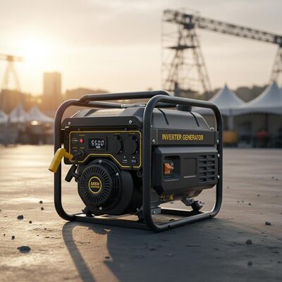 Recoil Start Gasoline Inverter Generator 5500rpm Speed Portable Power Solution for Industrial Sites and Outdoor Events