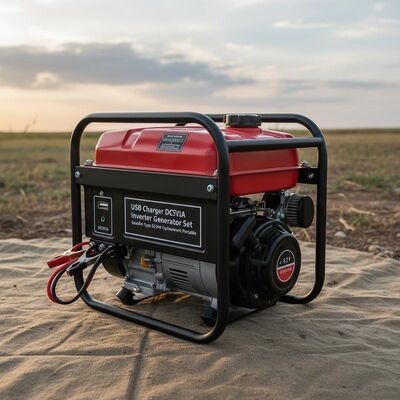 USB Charger DC5V1A Inverter Generator Set Gasoline Fuel Type 53.2mL Displacement Portable and Power for Field Operations