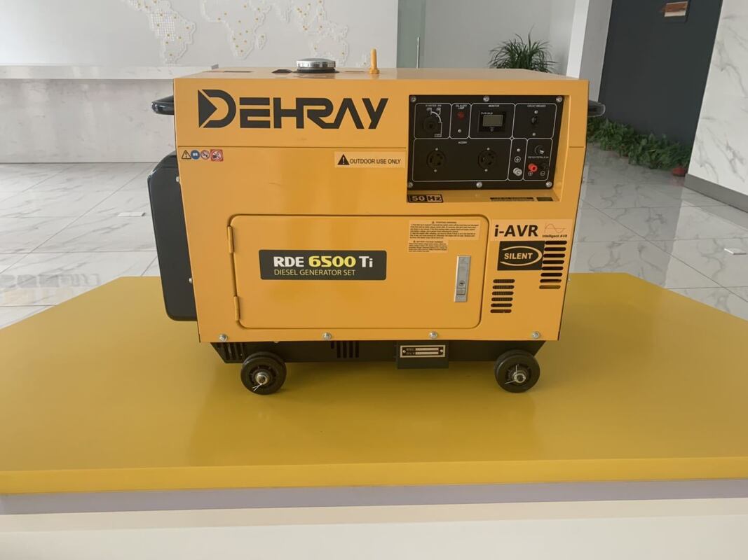 5500W Vertical Diesel Generator Set 3000R/Min Open Frame Diesel Generators