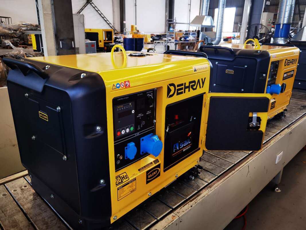 Emergency  Portable Diesel Powered Generator Construction Sites Three Phase Generator