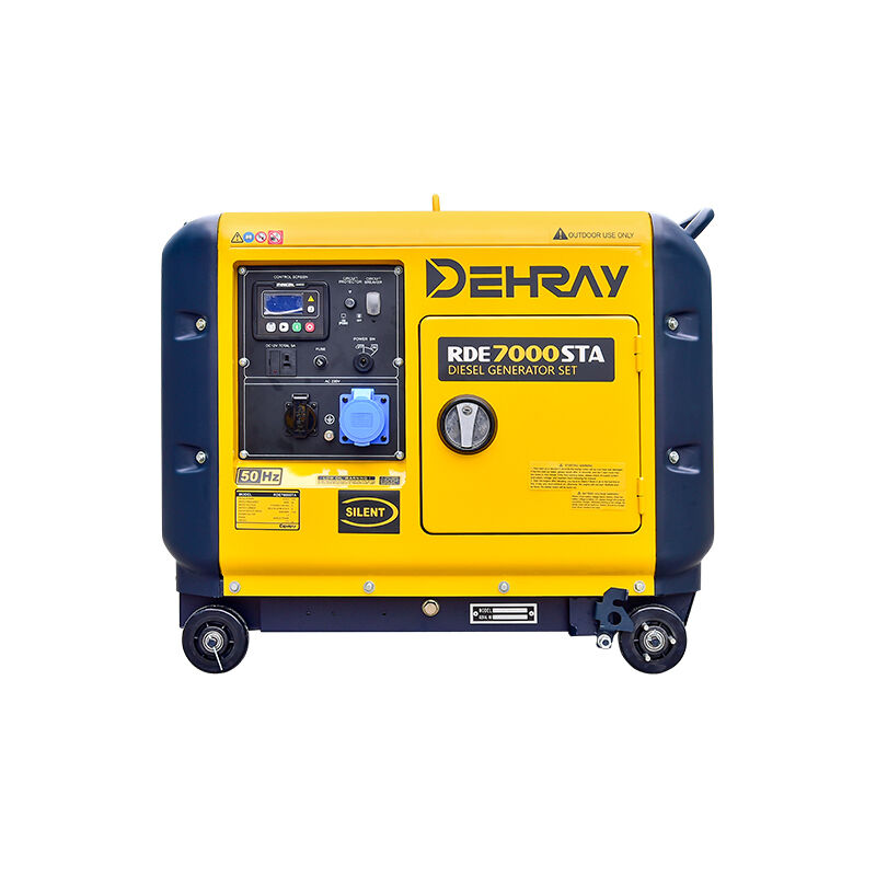 Air Cooled Portable Diesel Generator 5KW Customized Diesel Backup Generator