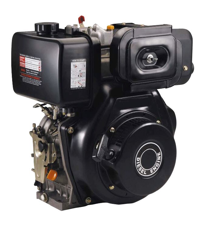 Above 12V 36Ah Accumulator Capacity Diesel Industrial Engine Providing Overall Dimension 420×440×495 Mm for Industrial Power