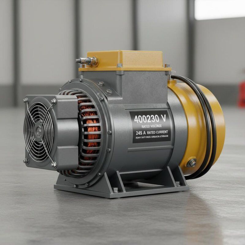 400230 V Rated Voltage Diesel Generator Heavy Duty Alternator with 245 A Rated Current Providing Stable Electricity