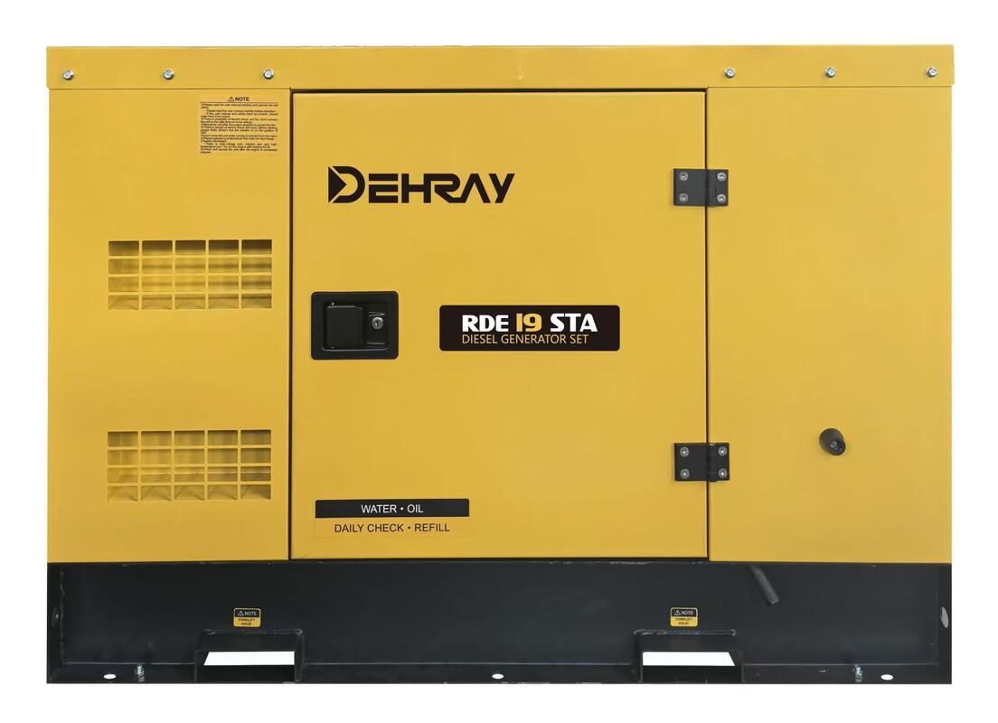 17 Kw Engine Rated Power Diesel Generator Set with 400/230 V Rated Voltage and 75 dB(A) Noise Level
