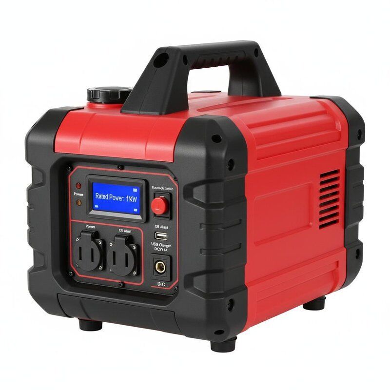 Gasoline Inverter Generator Set Rated Power 1Kw USB Charger DC5V1A Portable Power Solution for Industrial Applications