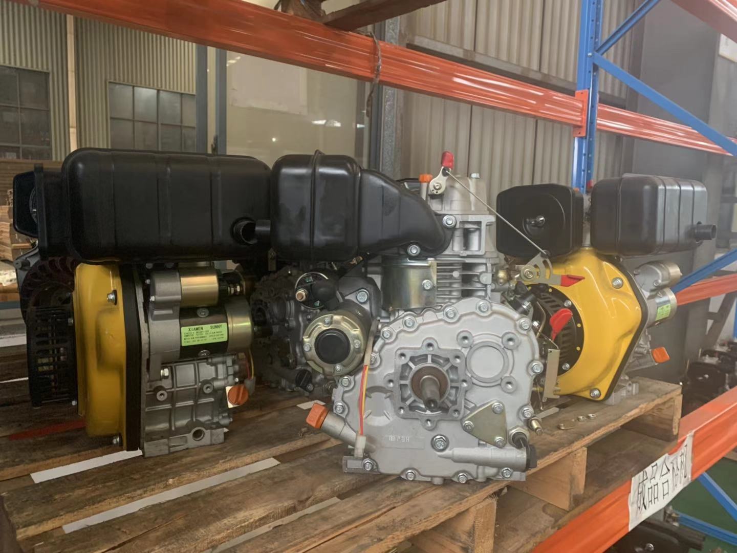 Above 12V 36Ah Accumulator Capacity Diesel Industrial Engine Providing Overall Dimension 420×440×495 Mm for Industrial Power