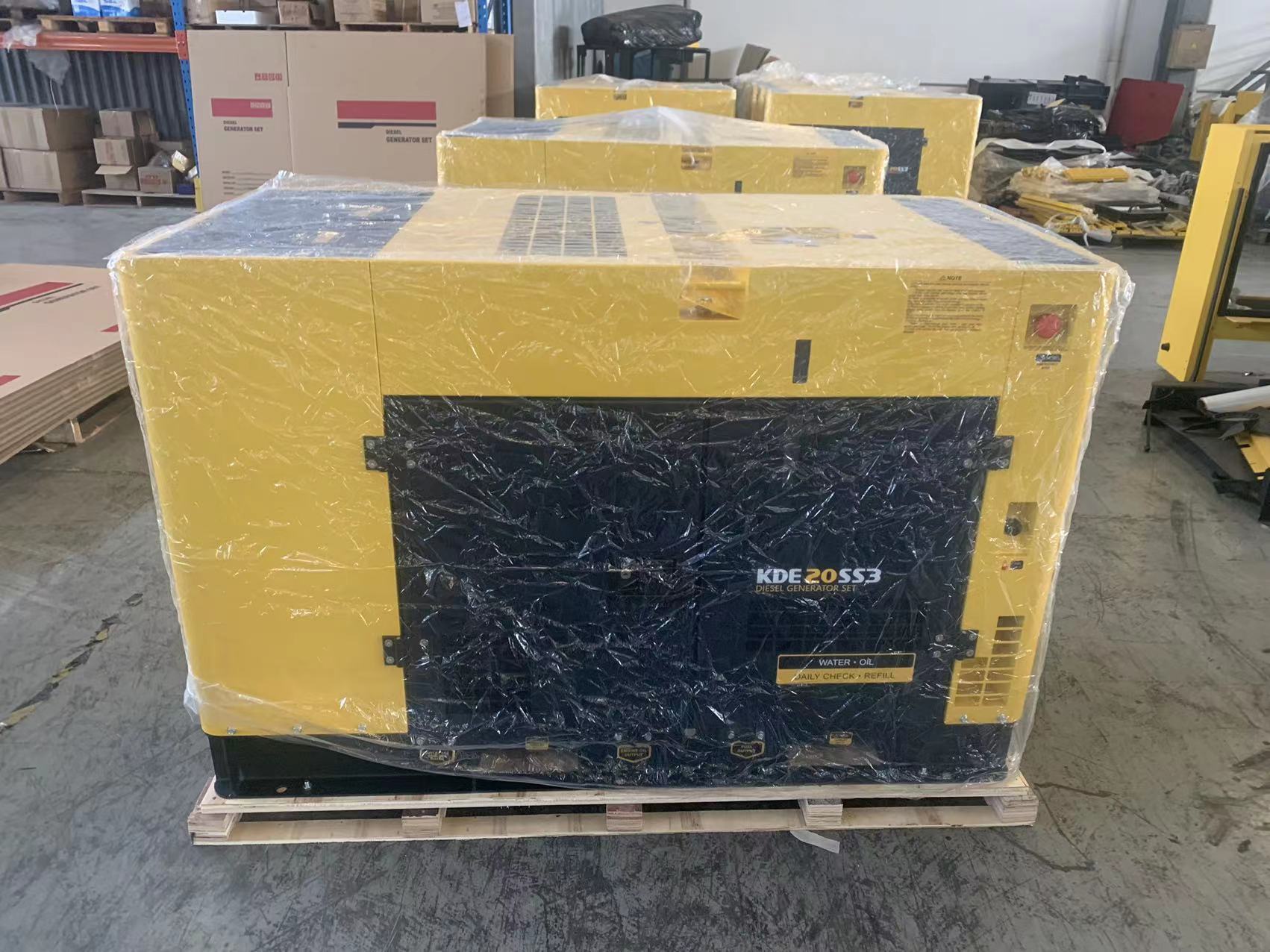 Open Frame Diesel Power Generators Silent Dg Set 68L Industrial Diesel Generator Silent Type