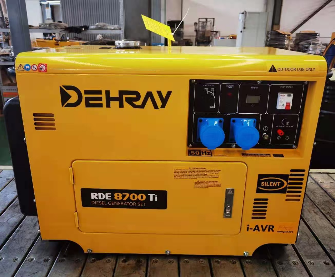 F Insulation Grade Diesel Generator Set Rated Rotation Speed 1500 3000 Rmin Rated Frequency 50 60Hz Power Supply Solution