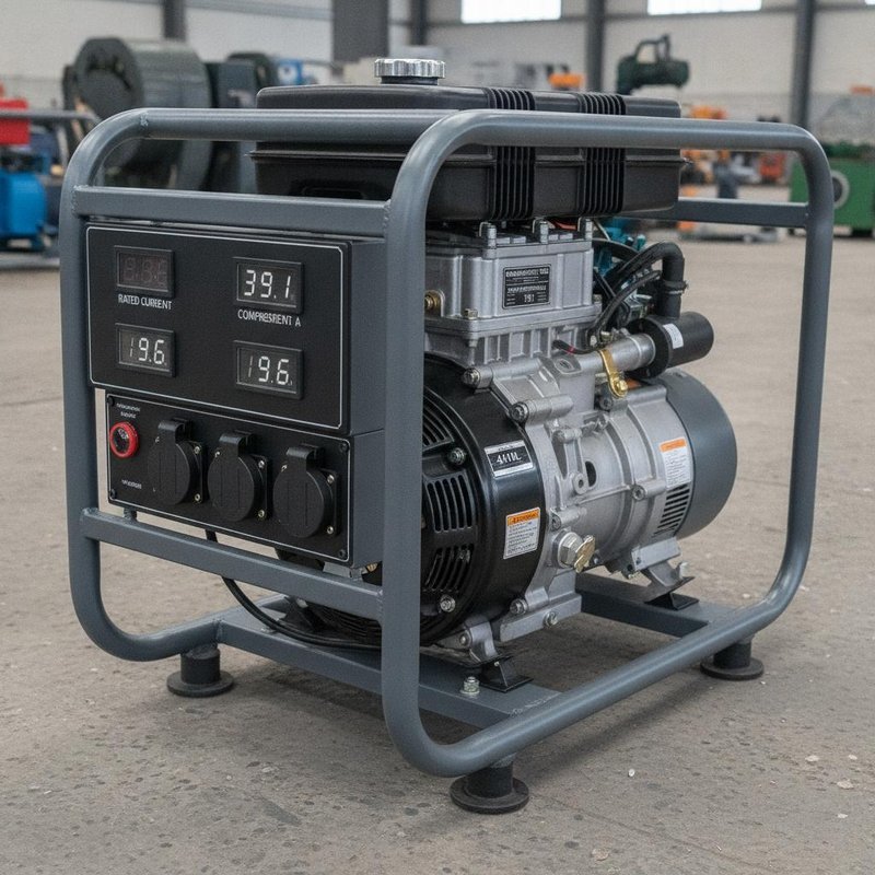 Rated current 39.1 19.6 A Open Frame Generator featuring displacement 418 ML compression ratio 19 1 suitable for power generation